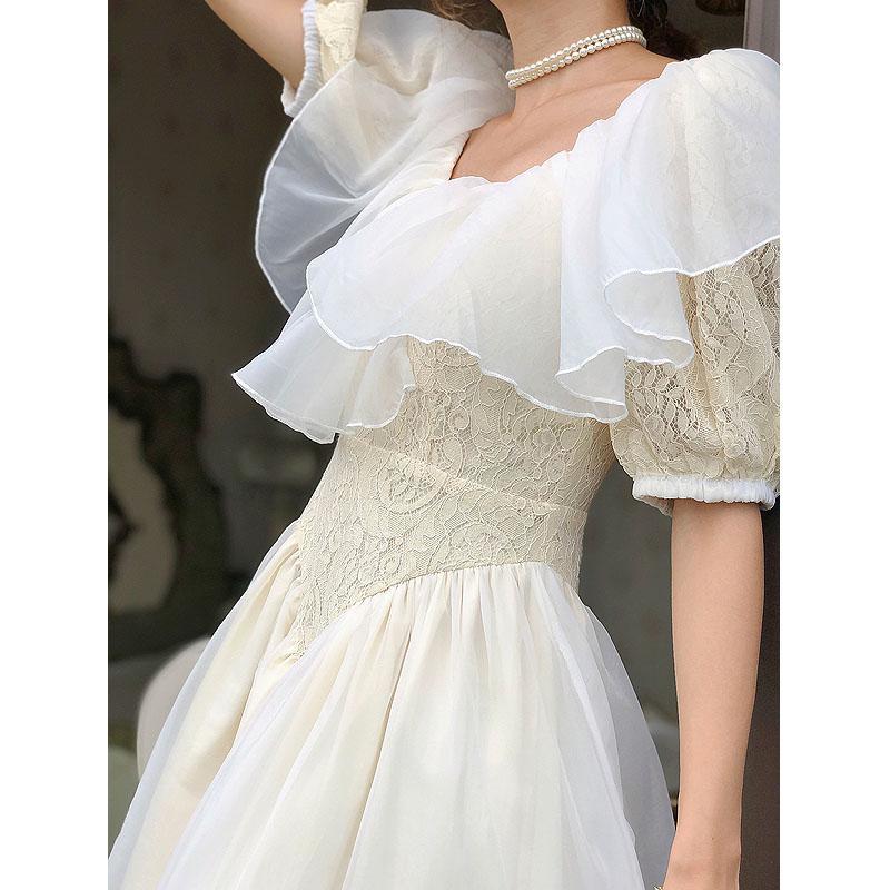 Cocktail party dresses for women female Korean student latest  fashion women's new summer embroidery maternity dresses-4